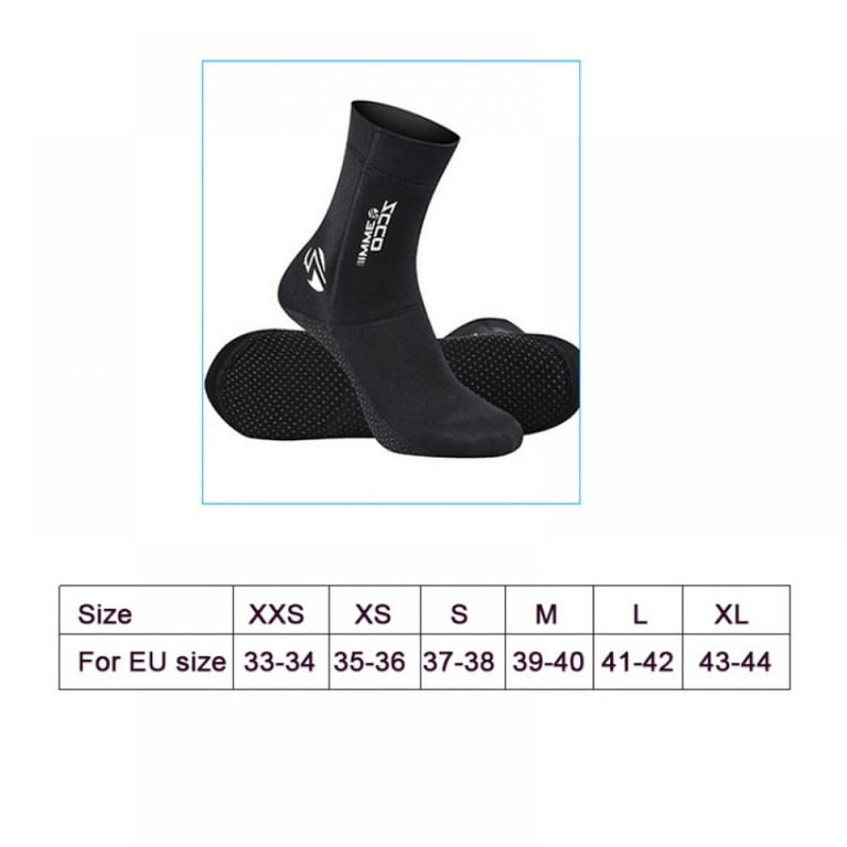 Dive Boots Neoprene Wetsuit Booties Scuba Diving Booties 3MM 5MM for Men  Women, Fin Booties Quick-Dry Anti-Slip Water Sports Boots for Surfing  Fishing