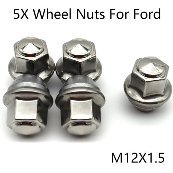 OEMASSIVE 5PC Car Wheel Lug Bolts Nuts Tire Hub Parts M12x1.5 For Ford Fusion Escape