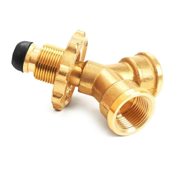 AOOOWER Durable Brass Pressure Relief Device Reliable Brass Pressure Relief Solution Adjustable Pressure Relief for Gas Tank