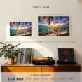 thumbnail image 3 of Elephant Stock Lanikai Beach Wall Art - Horizontal Multi Panel Canvas - Living Room Wall Decor - Beach Multi Panel - Blue And Teal Decor - 23" x 14", 3 of 4
