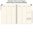 thumbnail image 4 of 2026-2027 Excello Brands 8.5" x 11" Academic Year Essential Planner, Weekly/Monthly, 14 Month, Clear, 4 of 7