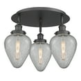 thumbnail image 2 of Innovations Lighting - Geneseo - 3 Light Flush Mount In Industrial Style-9.5, 2 of 5