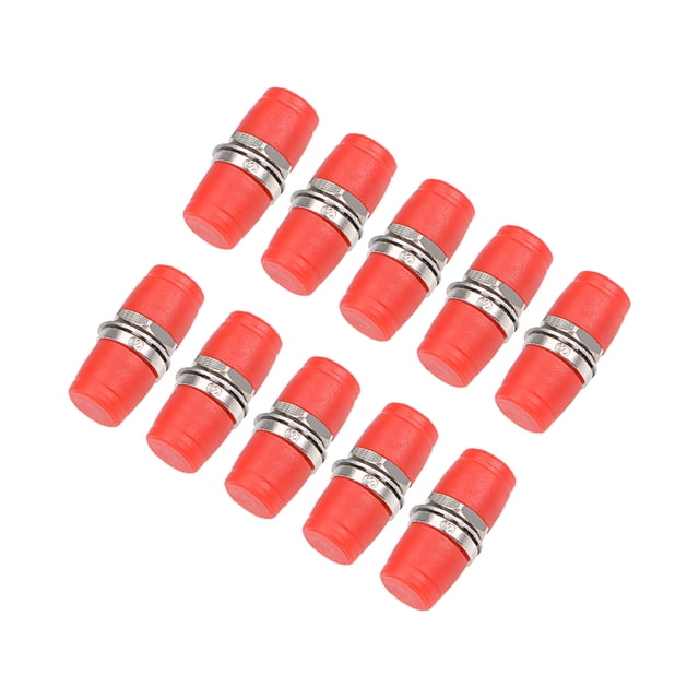 Unique Bargains Adaptateur de Fibre Optique Type Bride Coupleur FC à FC Connecteur Monomode/Multimode 10 Pcs(Type D)
