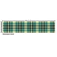 thumbnail image 3 of Plaid Sofa Upholstery Fabric by the Yard, Horizontal and Vertical Stripes in Tartan Pattern Geometric Style Pattern, Decorative Fabric for DIY and Home Accents, Yellow Jade Green Grey by Ambesonne, 3 of 5