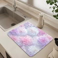 thumbnail image 6 of Dish Drying Mat Absorbent Dish Drainer Kitchen Counter 15.7x11.8inch Dish Drying Pad for Countertops Sinks Draining Racks Cute Pastel Watercolor Floral, 6 of 9