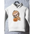 thumbnail image 3 of Cute Sloth W Pumpkin Hoodie Toddler -Image by Shutterstock,  5 Toddler, 3 of 4