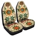 thumbnail image 2 of Chririnla Universal Maple Leaf Boho Mandala Print Front Seat Cover Set of 2, Washable Soft Seat Protector, Vehicle Seat Protector Car Covers for Auto Sedan SUV Truck Auto Accessories, 2 of 7