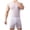 White, variant on LSLJS Men Casual Round Neck Short Sleeve Round Neck Pullover Underwear Perspective Breathable Sleeveless Wide Shoulder Vest Briefs Set, Mens Underwear