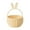 Yellow, variant on Easter Egg Basket,Cute Bunny Ear Baskets with Handle,Rattan Woven Picnic Flower Basket Storage Bins for Organizing Toys Snack Party Supplies Easter Decorations