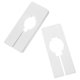 thumbnail image 3 of Divisores de ropa de 30 piezas de ropa Rectangular Ropa Divisores de tamaño de colgilla en blanco Separador, 3 of 6