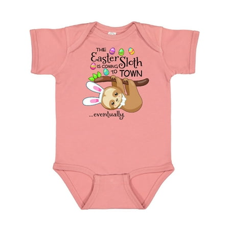 

Inktastic Easter Sloth with bunny ears- funny Gift Baby Boy or Baby Girl Bodysuit