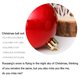 thumbnail image 5 of Billuyoard 30 Uds. De bolas colgantes para árbol de Navidad, hogar, oficina, centro comercial, árbol, bolas de plástico, decoración colgante, adorno Kits de decoración para fiestas oro rojo Billuyoard HA000435-05B, 5 of 6