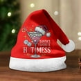 thumbnail image 2 of JIKNTTR Unisex Christmas Santa's Favorite Cute Graphic Hat Funny Christmas Print Hat Cute Santa Hat Xmas Holiday Hat Trendy Holiday Party Hats, 2 of 4
