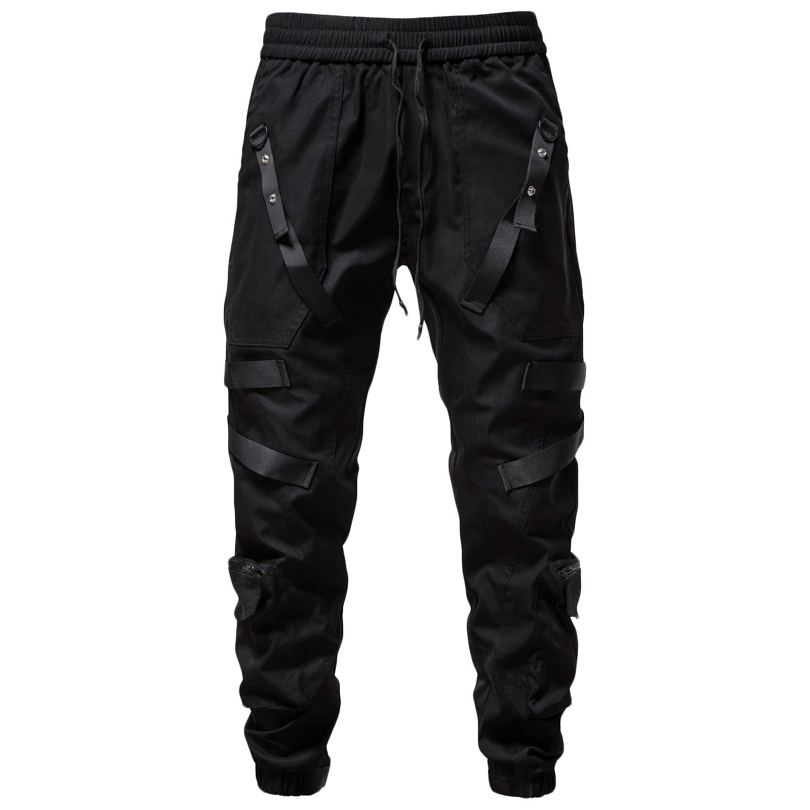 fartey Men Casual Gothic Pants Classic Drawstring Elastic fartey Men Casual Gothic Pants Classic Drawstring Elastic