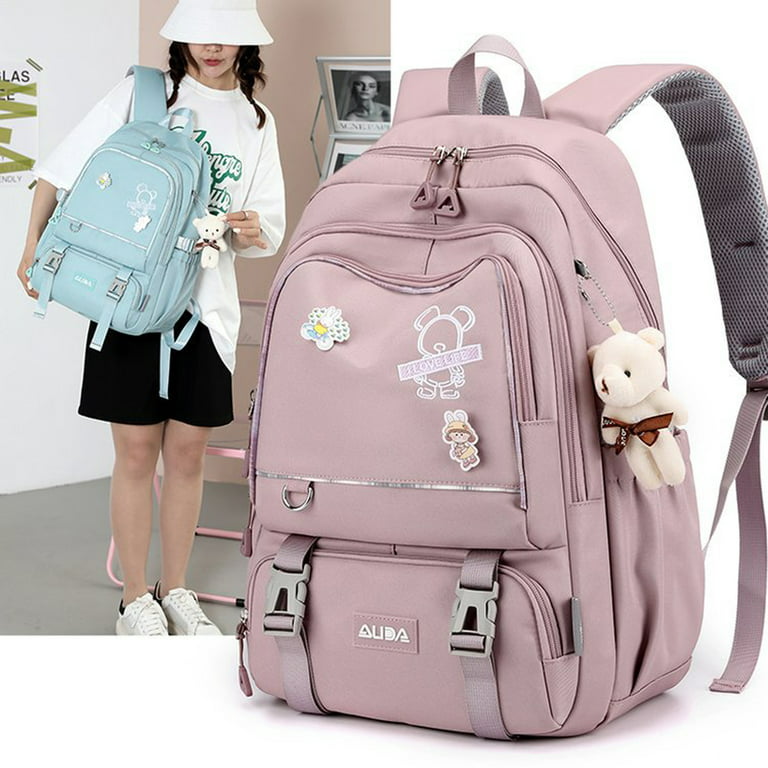School Girls Messenger Bags School Bags Multi Pockets Kawaii Shoulder  Fashion Travel Bags