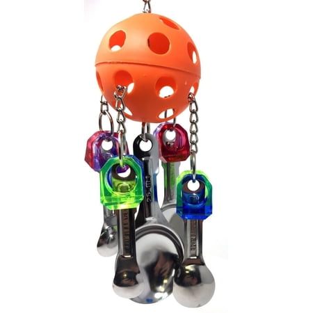 1369 Spoon Pull Bird Toy