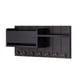thumbnail image 2 of Soporte de madera para llaves y correo, estante para llaves, decoración de pared, organizador de correo y llaves Negro, 2 of 7
