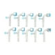 thumbnail image 1 of 10PCS Conector de manguera de CA para automóvil Ajuste universal de aluminio para automóviles Camiones Vehículos de ingeniería Modificación de aire acondicionado 13 mm / 0,51 pulgadas 14,5 mm / 0,57 pulgadas Jadeshay A, 1 of 9
