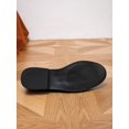 thumbnail image 4 of Women's Flat Leather Loafers, Black, Non-Slip Sole, Soft Footbed, Slip-On Casual Shoes For Home And Office, 4 of 4