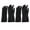 Black, variant on CTIRCHIU Plastic Hair Dye Gloves for Hair Beauty Tools Ideal for Work Use 2 Pairs