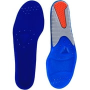 Spenco Gel Comfort Shoe Insole with Cushioning and Support, Blue Women's 9-10.5 /Men's 8-9.5