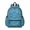 Excavator and Road Barrier Blue Pattern, variant on Excavator and Question Mark Blue Pattern Cute School Backpack with Padded Back and Adjustable Shoulder Straps 13.4"x11"x4.7"