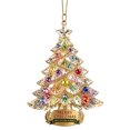 thumbnail image 2 of Acrylic Christmas Tree Ornament, Rhinestone Christmas Tree Hanging Pendant, Merry Christmas Decorations with Star Top for Car Window Home Holiday Party Gift, 2 of 7