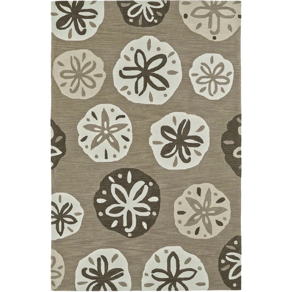 Addison Beaches Nautical Sand Dollar Sand Area Rug
