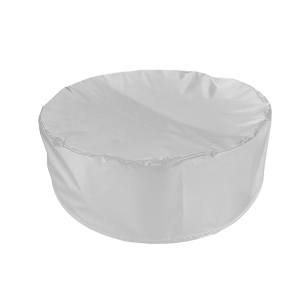 Cubierta de piscina redonda, cubierta de arenero, protector de toldo impermeable para piscinas elevadas astilla 122x30cm