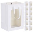 thumbnail image 1 of KAKOWELY 25 bolsas de regalo transparentes, bolsas de papel, bolsas para ramos, bolsas para envolver regalos, bolsas para recuerdos de fiesta, 1 of 5