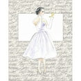 thumbnail image 3 of Della-Piana, Elissa 12x14 Black Modern Framed Museum Art Print Titled - 50s Fashion X, 3 of 5
