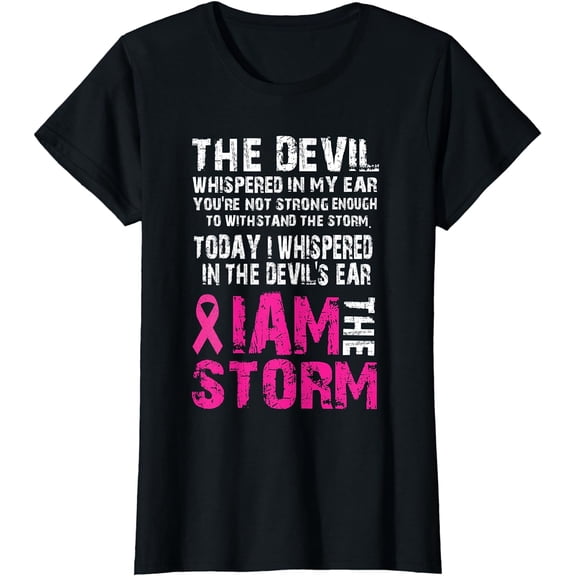 I am the storm Breast cancer awareness T-Shirt