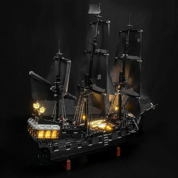 LED Light Compatible with Lego Icons Captain Jack Sparrow's Pirate Ship, Compatible with Lego Black Pearl 10365-No Model (Classic Version Light)