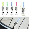 thumbnail image 2 of 12-Piece Multicolor LED Wheel Rim Lights for Bikes, Motorcycles & Cars - Glow in Motion (Blue/Green/Yellow/Red), 2 of 6