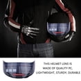 thumbnail image 2 of Motorcycle Helmet Visor Lens Windshield Replacement for AGV K5 K3SV (Tawny), 2 of 8