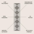 thumbnail image 3 of JONATHAN Y SANTA MONICA 2 x 8 Runner Rug, Vinales Diamond Stripe - Light Gray/Black, SMB204B-28, 3 of 7