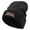 Black, variant on Ninja Embroidered Big Size Acrylic Long Beanies - Grey XL-3XL