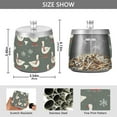 thumbnail image 2 of Yayeee Ashtray with Lid for Cigarette Smokeless Stainless Steel Home Ash Holder, Winter Goose, 2 of 7