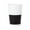White/Black, variant on Plastic Goblets Wine Glasses BPA Free 12 Oz Disposable Elegant Drink Cups for Parties Wedding Receptions Reusable Tumblers for EZ CleanUp 10 Pack