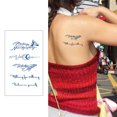 thumbnail image 2 of 4pcs pegatinas de tatuaje tatuajes semipermanentes flor tatuaje pegatina para hombres mujeres FLhrweasw Nuevo, 2 of 9
