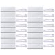 thumbnail image 2 of 16Pcs Name Tag Blank Name Badges DIY Blank ID Sublimation Name Badge with Pin Backing for Office, 2 of 4