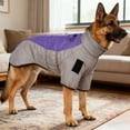 thumbnail image 5 of Gytml Dog Winter Jacket, Water-Resistant Pet Coat, Warm Windproof Fleece-Interior Winter Dog Coat With Reflective Strip For Medium And Large Dogs (4Xl) C-XXXXL, 5 of 8