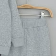 thumbnail image 7 of Gvdentm Boys Girls 2 Piece Outfits Hoodie Sweatsuit Sets Oversized Sweatshirt and Baggy Fall Fashion Sweatpant with Pockets(Grey,6-7 Years), 7 of 7