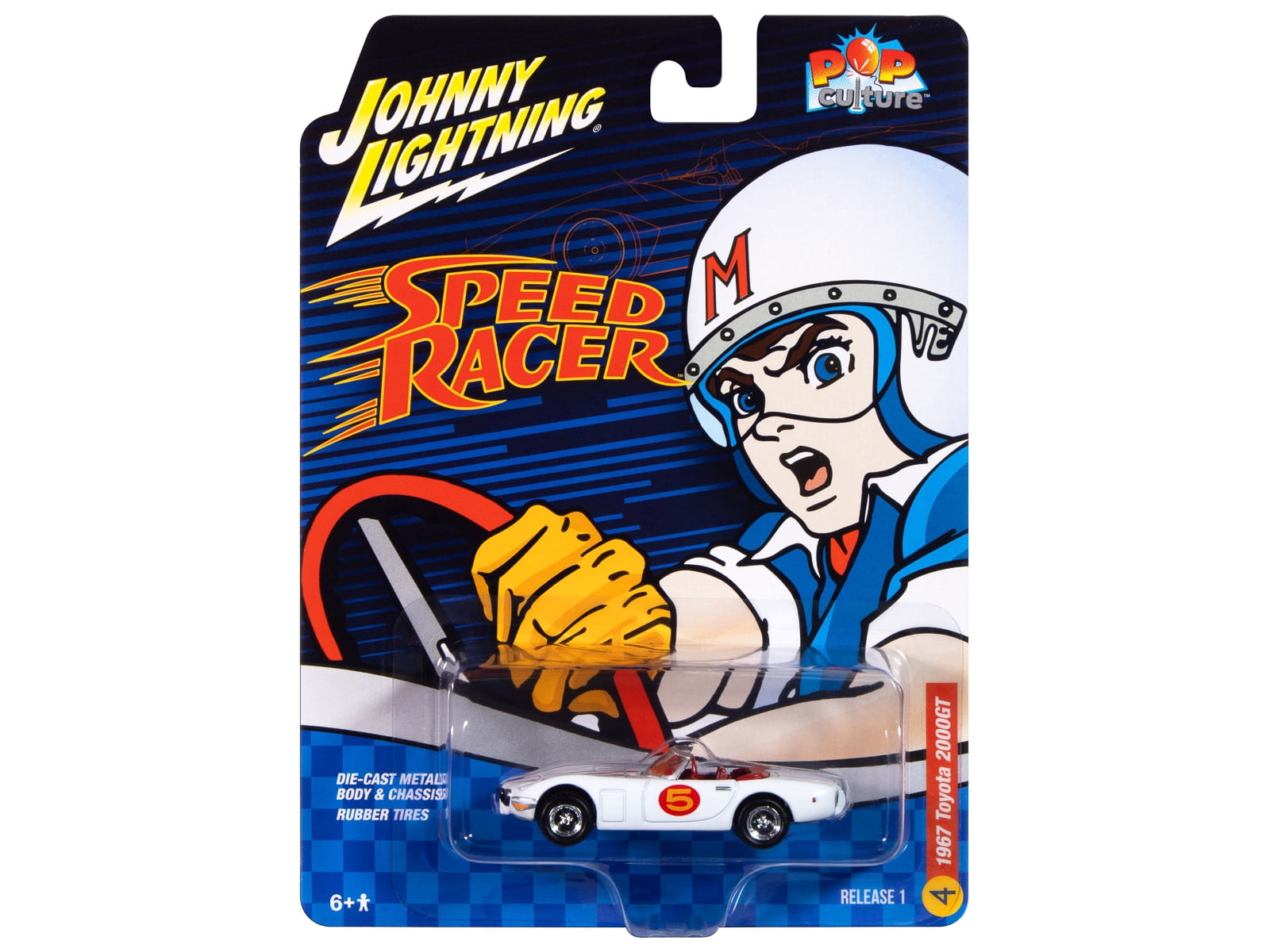 Johnny Lightning Speed Racer Mach 5 Toyota 2000GT - 1/64 Scale