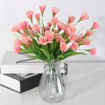thumbnail image 2 of 15 Carnations Artificial Flowers Home Decoration Wedding Flowers Artificial Silk, 2 of 5
