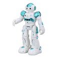 thumbnail image 1 of Virhuck R2 Robot de juguete inteligente con control remoto, regalo para niños con luces musicales, caminar, cantar, bailar, sensor de gestos, evitación de obstáculos, pantalla automática, azul Virhuck 76752000, 1 of 1