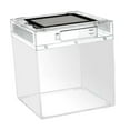 thumbnail image 1 of S SERENABLE Reptile Terrarium Reptile Tank Ventilation Transparent Breeding Box Habitat for Turtle Scorpions Lizards Horned Frogs Geckos 20cmx20cmx28cm, 1 of 9