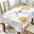 thumbnail image 4 of Coolnut Easter Eggs Rectangle Tablecloth, Waterproof Washable Polyester Table Cover for Kitchen Dinner Party, 54 x 72 Inch House Decor, 4 of 7