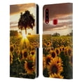 thumbnail image 1 of Head Case Designs Officially Licensed Celebrate Life Gallery Florals Fields Of Gold Leather Book Wallet Case Cover Compatible with Samsung Galaxy A20s (2019), 1 of 6