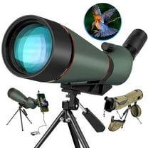 BEBANG 25-75x100 Spotting Scope, with Tripod Carrying Bag Phone Adapter, Waterproof Spotting Scope for Bird Watching,Target Shooting,  Hunting